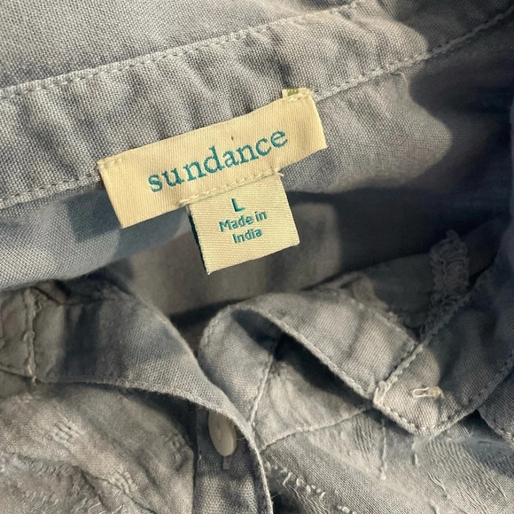 Sundance Simply Shannon Top in AshleyBlue Size Large - Picture 2 of 8